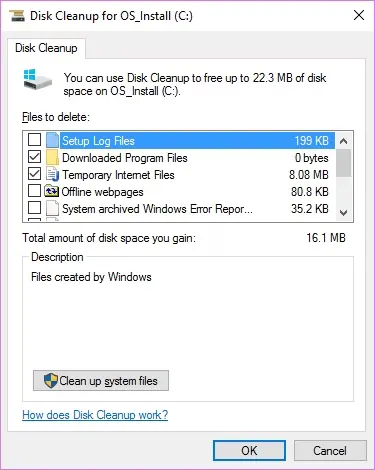 Delete Unnecessary Files and Programs