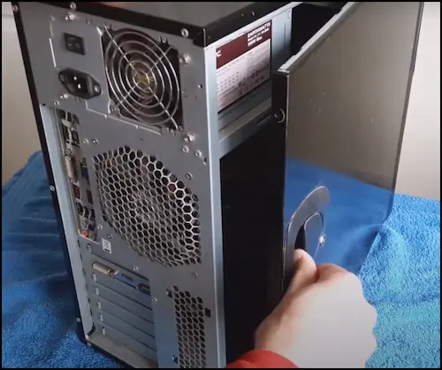 PC cleaning remove pc panels