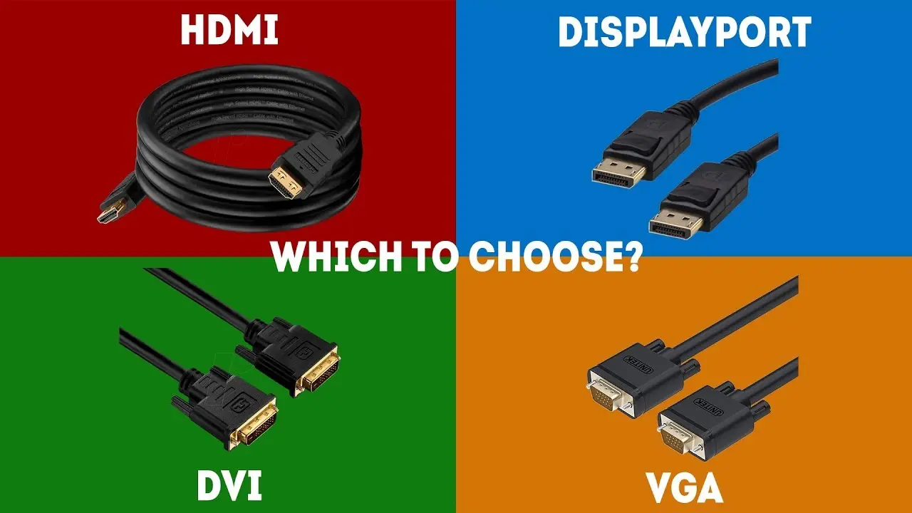 Ποιές οι διαφορές HDMI - DisplayPort - DVI - VGA