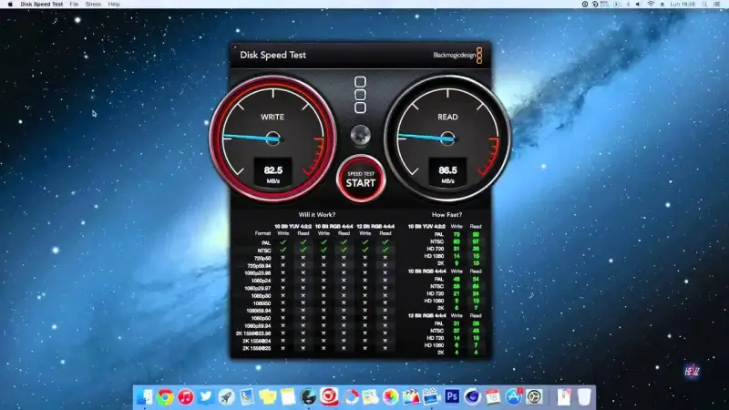 black magic disk speed test