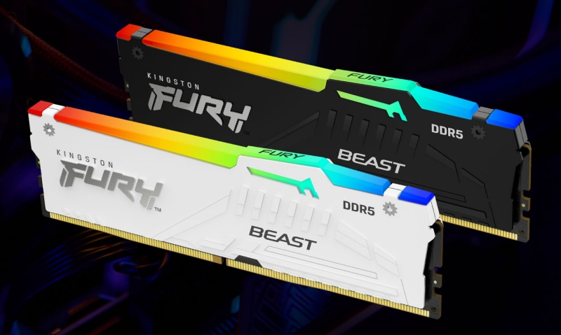 Kingston FURY Beast DDR5 RGB 6000MT/s 8GB x 2