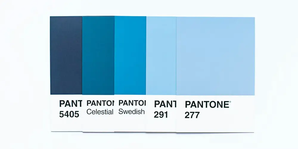 pantones shades of blue