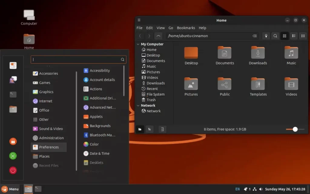 Switch to Ubuntu Cinnamon