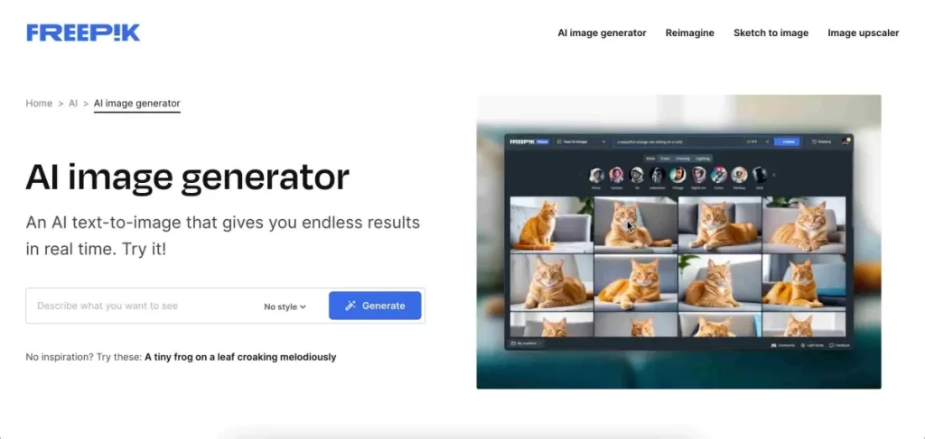 Freepik AI Image Generator