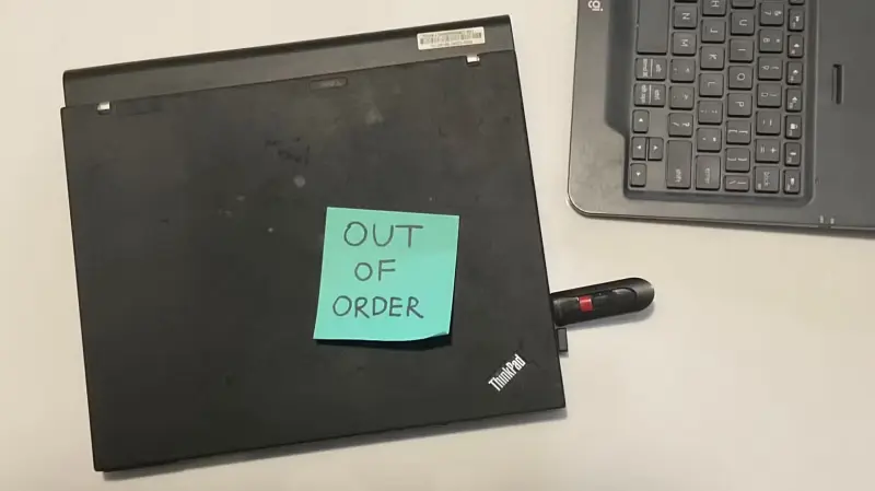 out of order