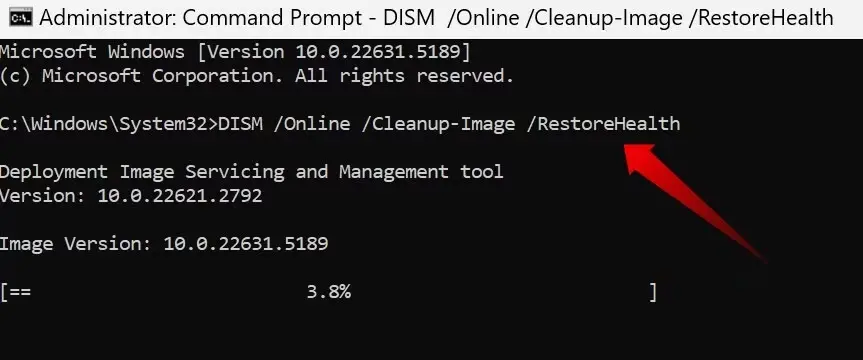 Εκτέλεση του εργαλείου DISM στα Windows