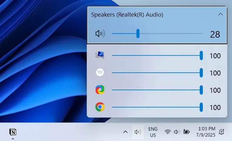 EarTrumpet στα Windows